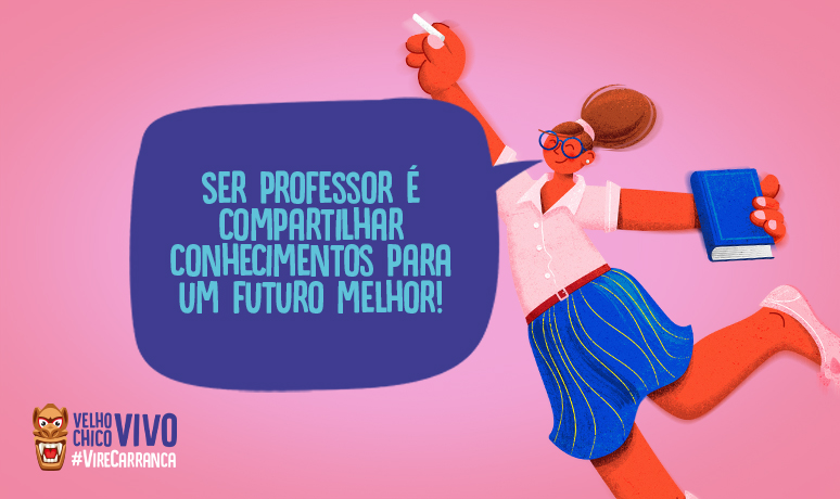 A gente vira carranca para defender o professor!