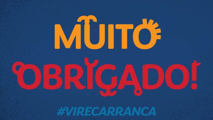 Nosso muito obrigado a todos que contribuíram com a campanha #virecarranca!