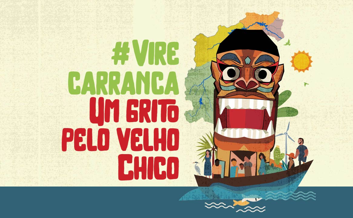 Brasília será palco da campanha “Eu Viro Carranca para Defender o Velho Chico” 2025